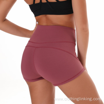 Women High Waist Sexy Yoga Shorts